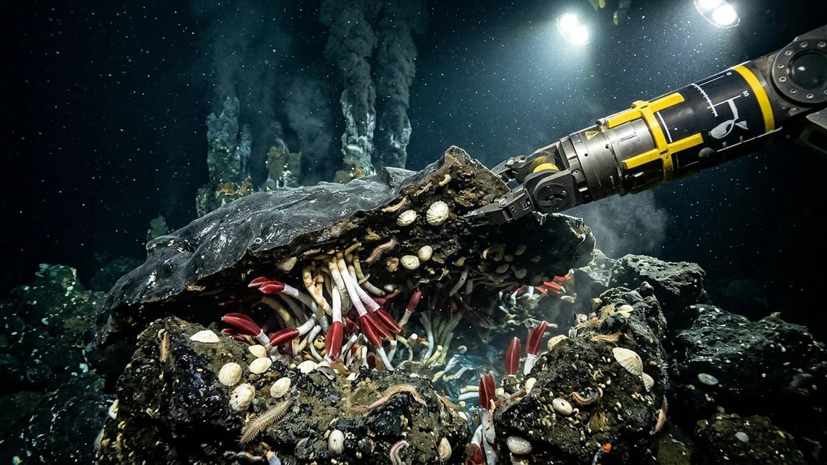 Vida Animal Sob o Fundo do Oceano: Estudo na Nature Revela Ecossistema em Crista Vulcânica