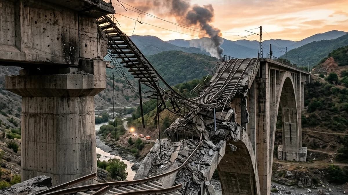 EUA Bombardeiam Ponte Ferroviária Estratégica no Irã: O Ataque a Aq Tekeh Khan
