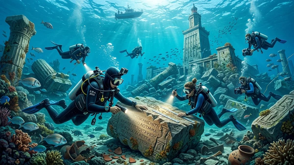 Monumental Blocks of the Lighthouse of Alexandria Recovered from the Seabed