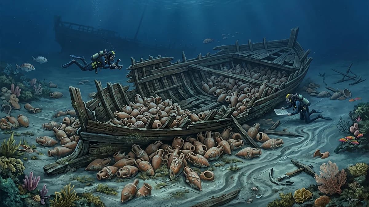 Ancient Greek Merchant Shipwreck Discovered Near Andros: Unveiling Mediterranean Trade