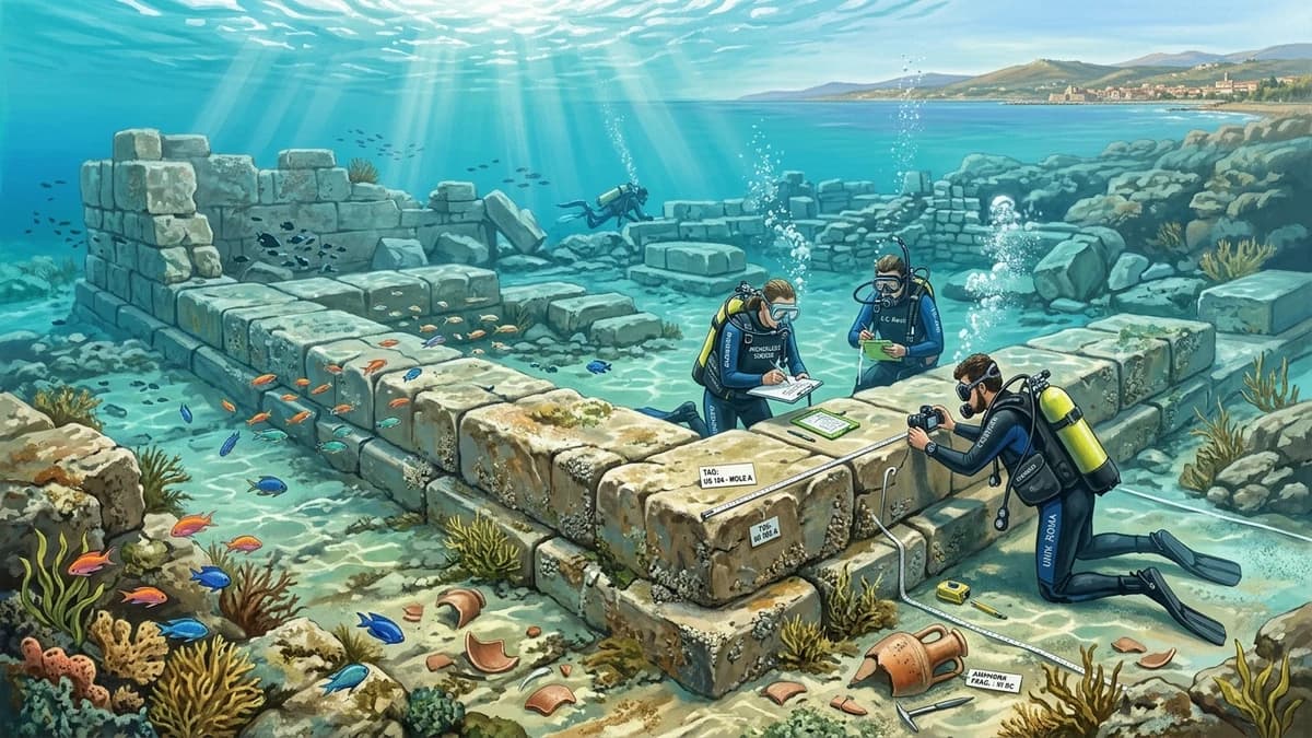 Submerged Etruscan Port: Historic Discovery in Santa Marinella