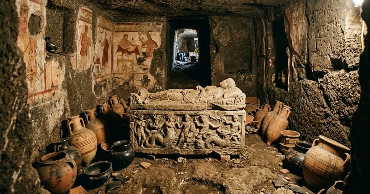Discovery of Untouched Necropolises in Italy Unveils 7th-Century BC Etruscan Tombs and Egyptian Connections