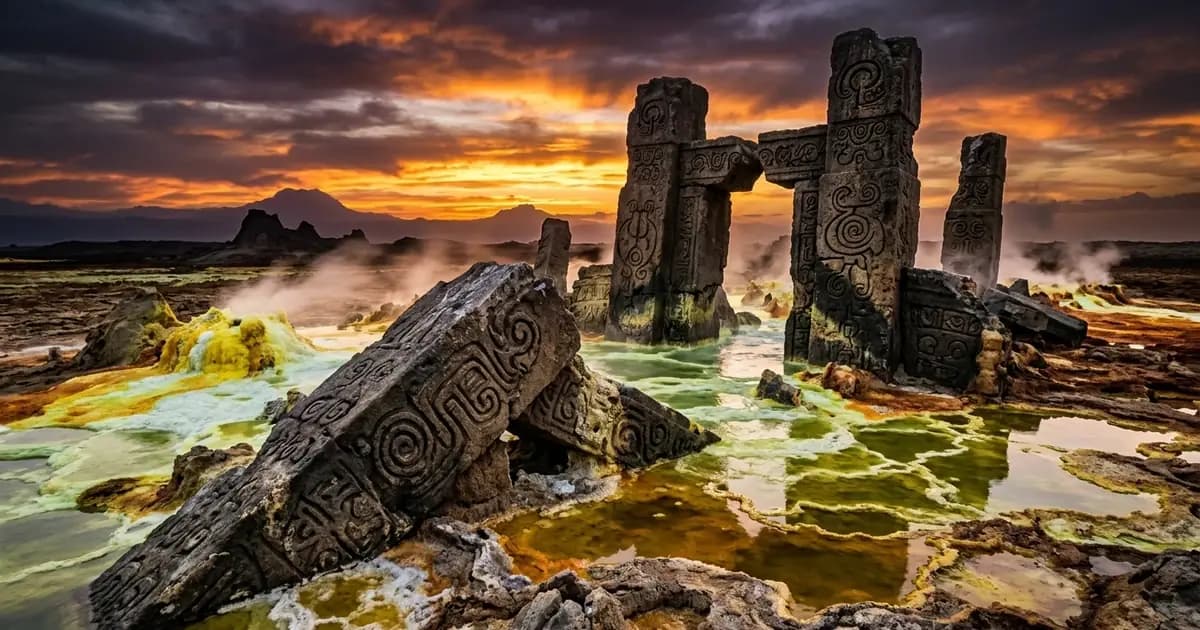 The Danakil Enigma: Monumental Ruins Reveal a Hidden Civilization in the World's Hottest Desert