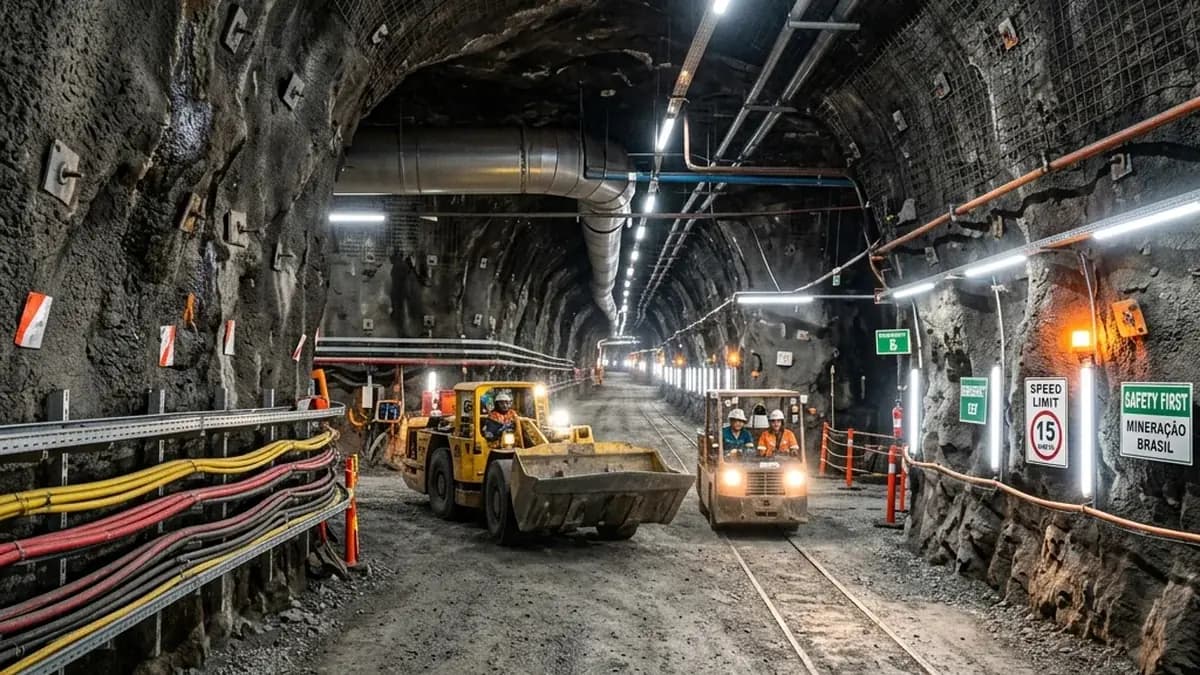Cuiabá Gold Mine in Sabará: Technology at 1,600 Meters Depth