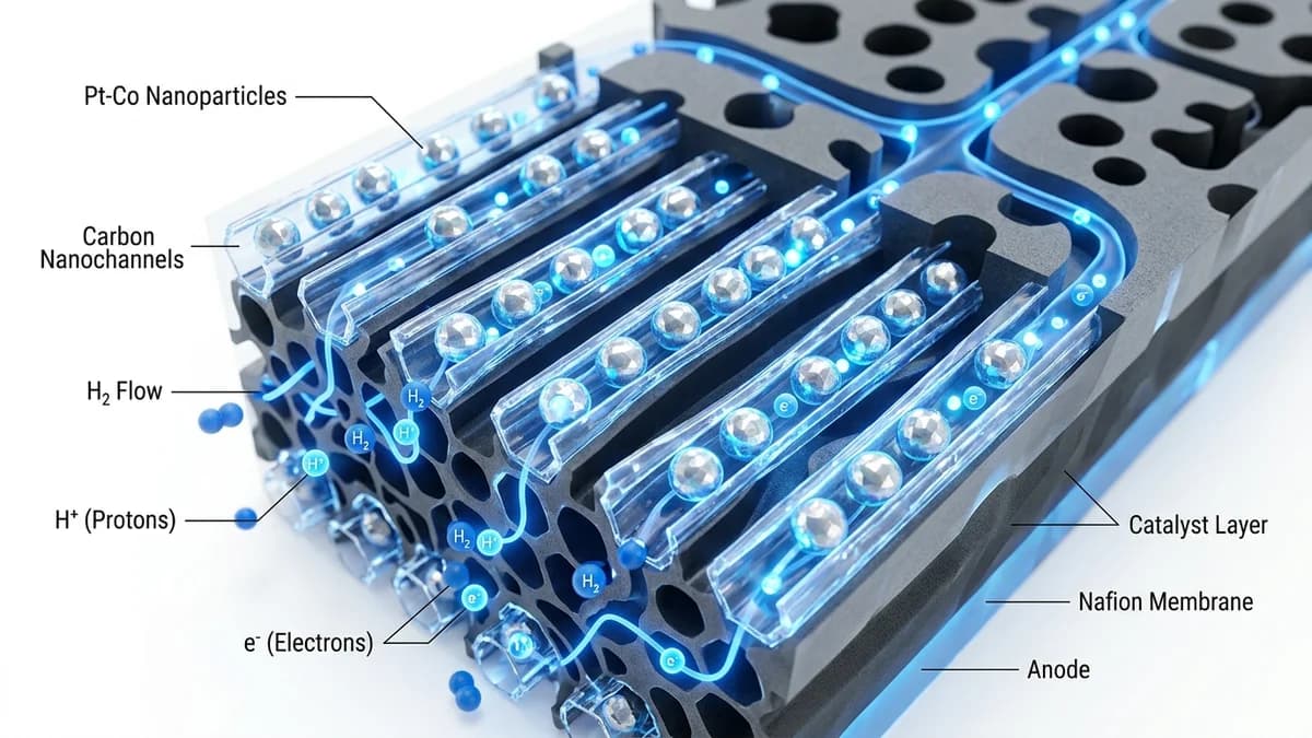 Platinum-Cobalt Fuel Cell Reaches Record Durability