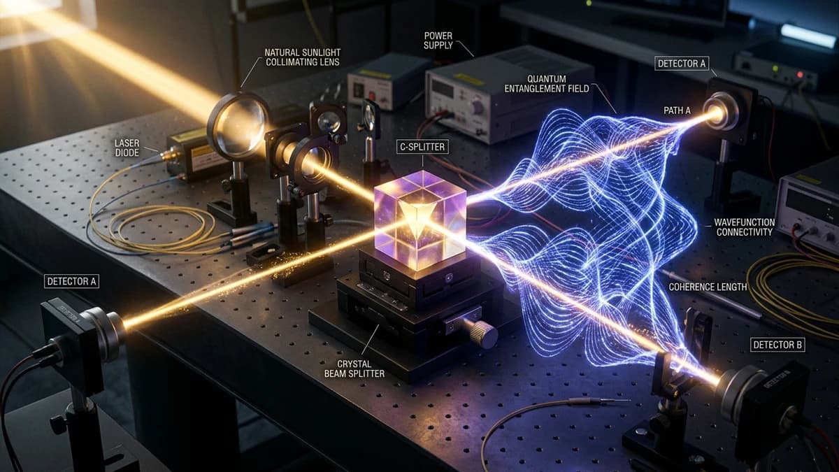 Scientists Generate Quantum Entanglement Using Direct Sunlight Without Lasers