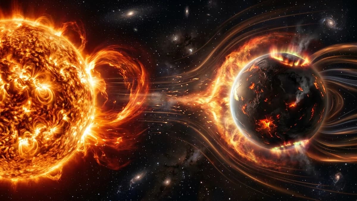 How Ancient Solar Flares Warmed Early Earth and Prevented Global Freezing