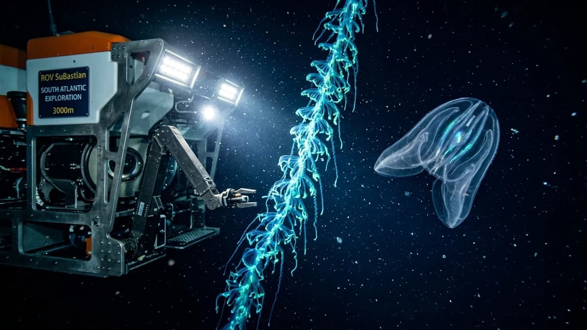 South Atlantic Deep-Sea Expedition Discovers 30 New Marine Species in Two Weeks