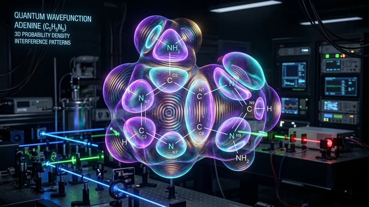 Physicists Capture World's First 3D Photograph of a Molecular Quantum Wavefunction
