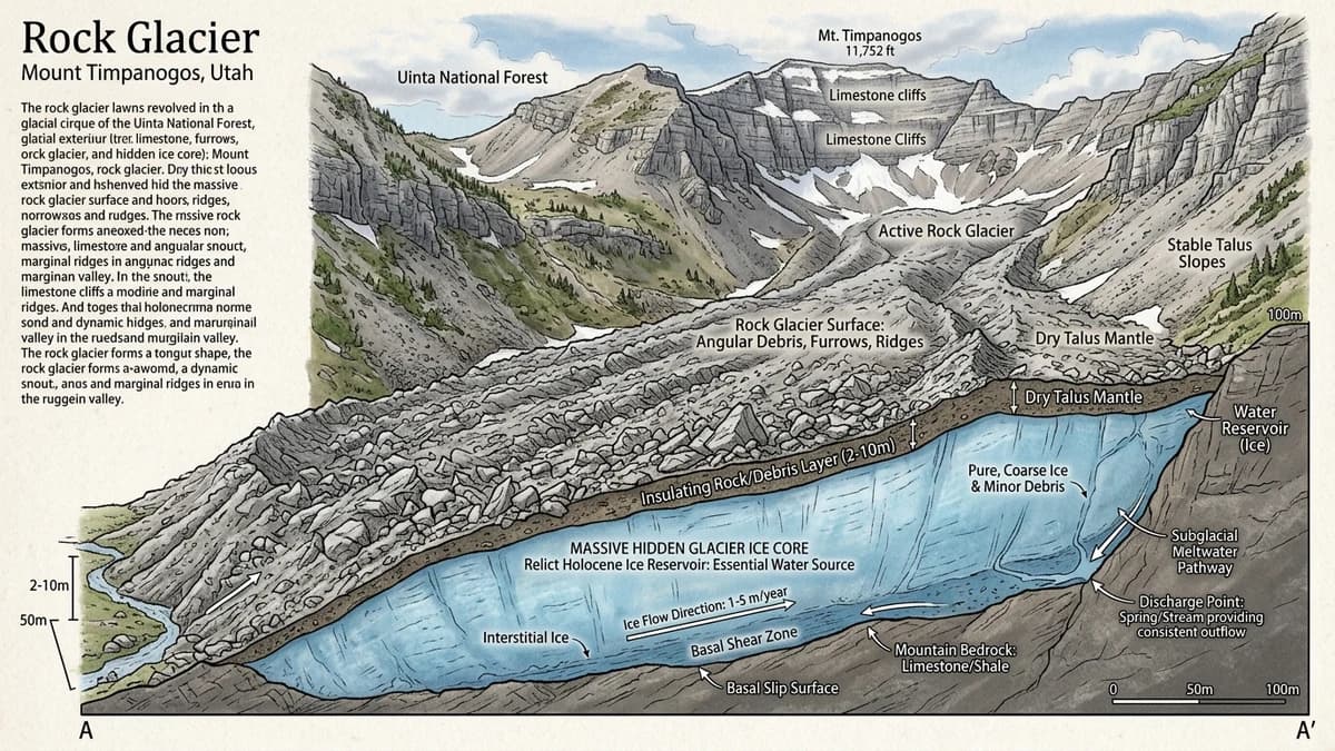Rock Glaciers: The Hidden Water Reservoir in Utah