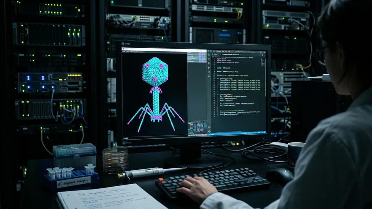 AI Designs Functional Viral Genomes to Fight Superbugs