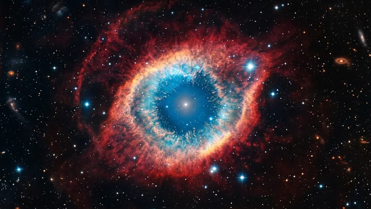 Stellar Recycling in the Helix Nebula and the End of the Sun