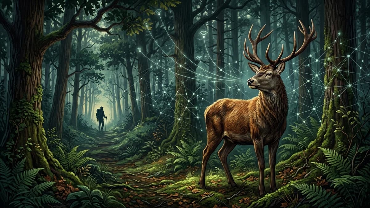 The Impact of Human Presence on Animal Movement: A Cellphone Data Study