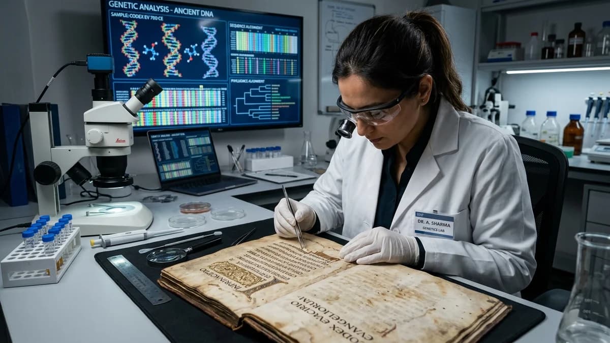 Non-Destructive DNA Technique Reveals Secrets of Ancient Manuscripts