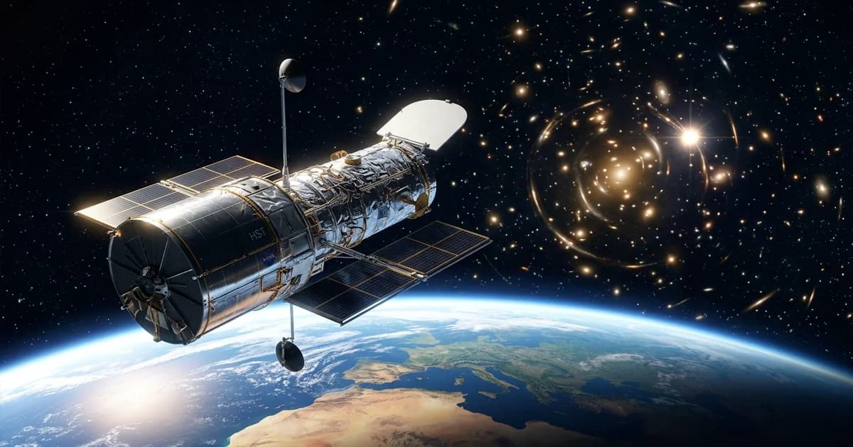 Hubble Space Telescope Completes 200,000 Orbits and Captures Supernova Reappearing in Deep Space