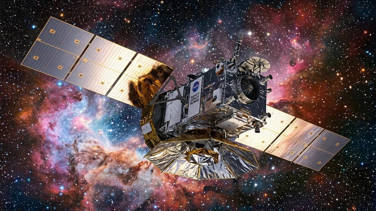 NASA's Nancy Grace Roman Space Telescope Completes Critical Solar Array Deployment Test