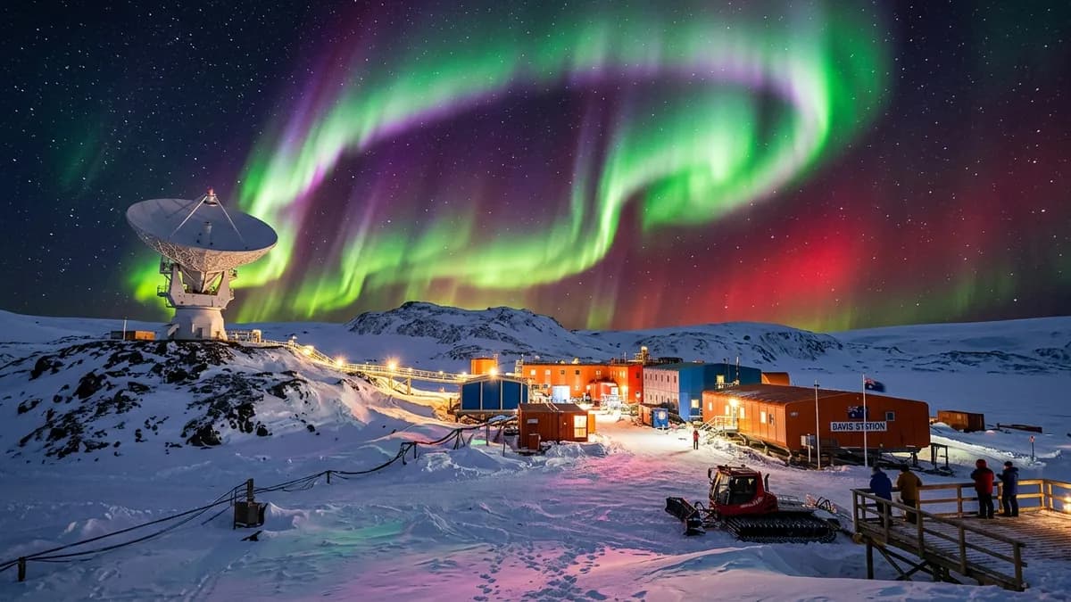Solar Alert: Severe Geomagnetic Storm Paints the Antarctic Sky with Incredible Colors