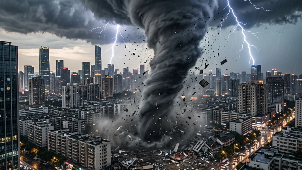 Catastrophic Tornado in Hubei: Devastation, Deaths, and Panic in China's High-Rises