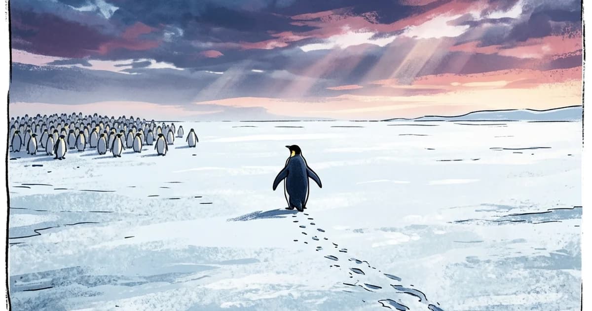 O Pinguim Que Decidiu Ir Embora de Tudo: O Meme do Ano Tem Barbatanas