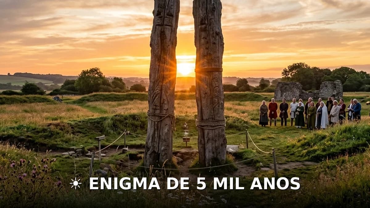 Antes das Pedras: Descoberto o Protótipo de Madeira de 5 Mil Anos de Stonehenge