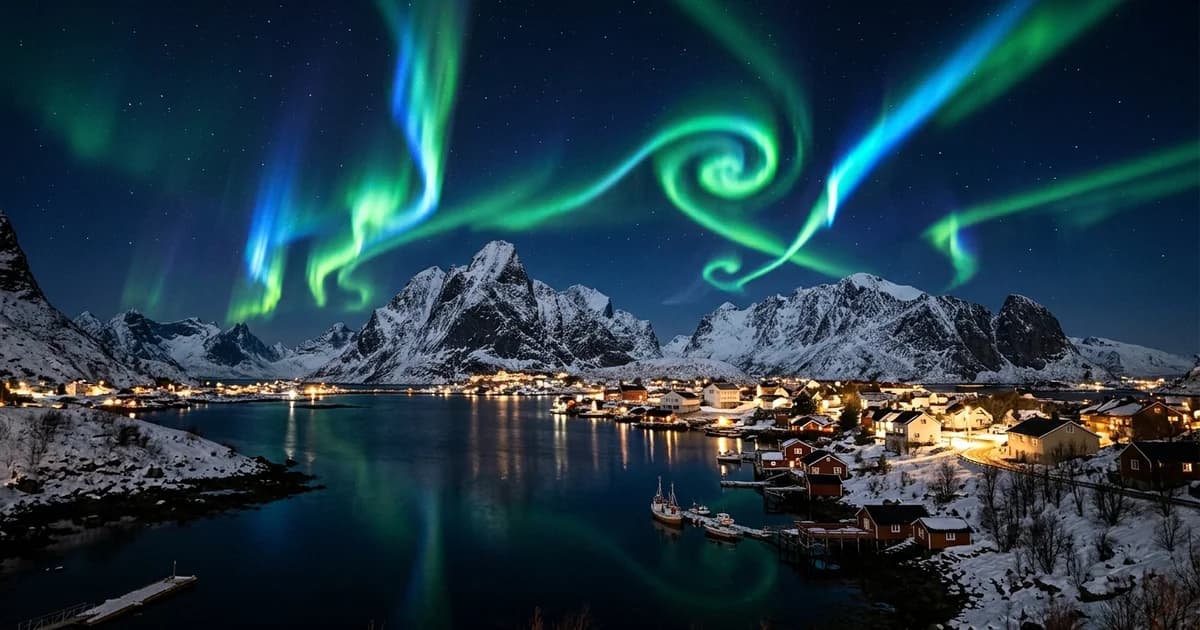 Spectacular Phenomenon of Dancing Lights in the Norway Sky Sparks Extraterrestrial Life Theories