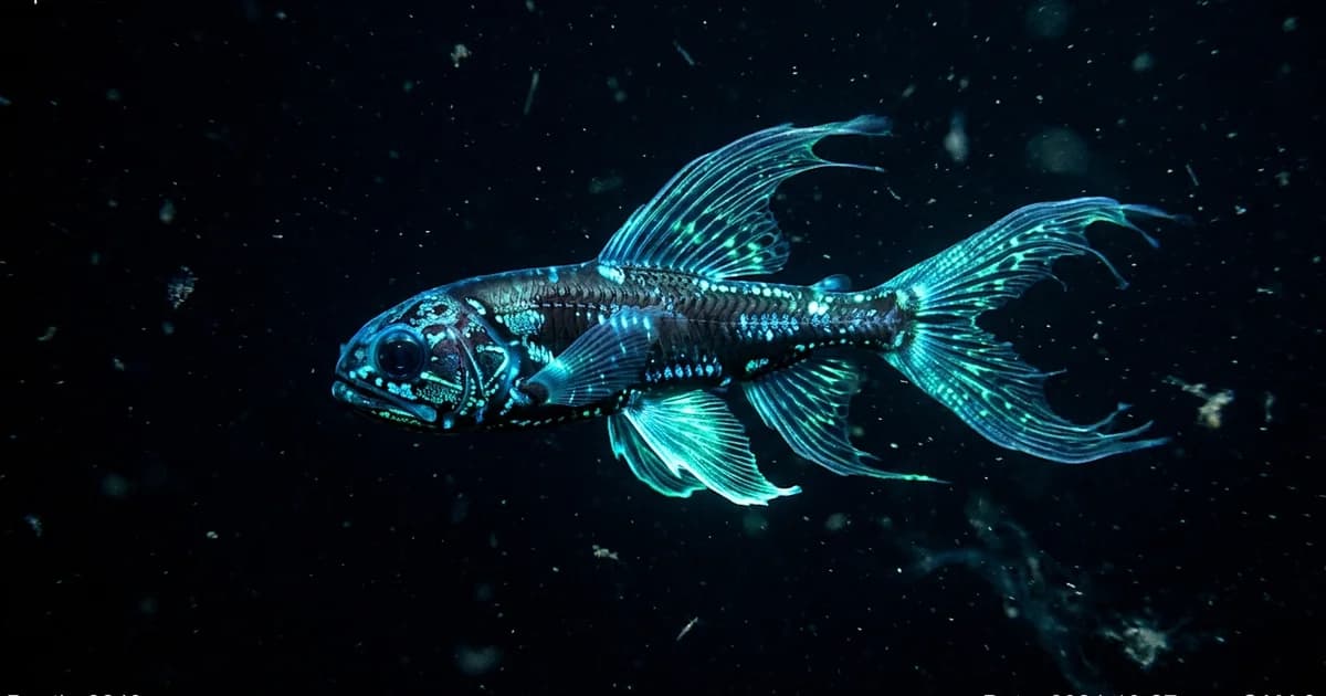 Incredible Discovery of a New Fish Species That Glows in the Dark in Deep Waters