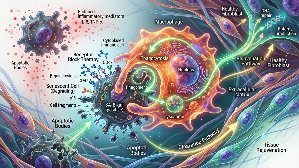 Immune Receptor Blocking Reverses Inflammation and Senescent Cells