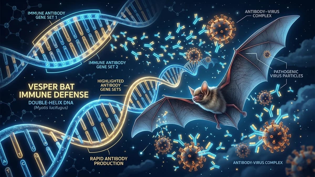 Bats Have a Double Set of Antibody Genes: The Secret to Exceptional Immunity
