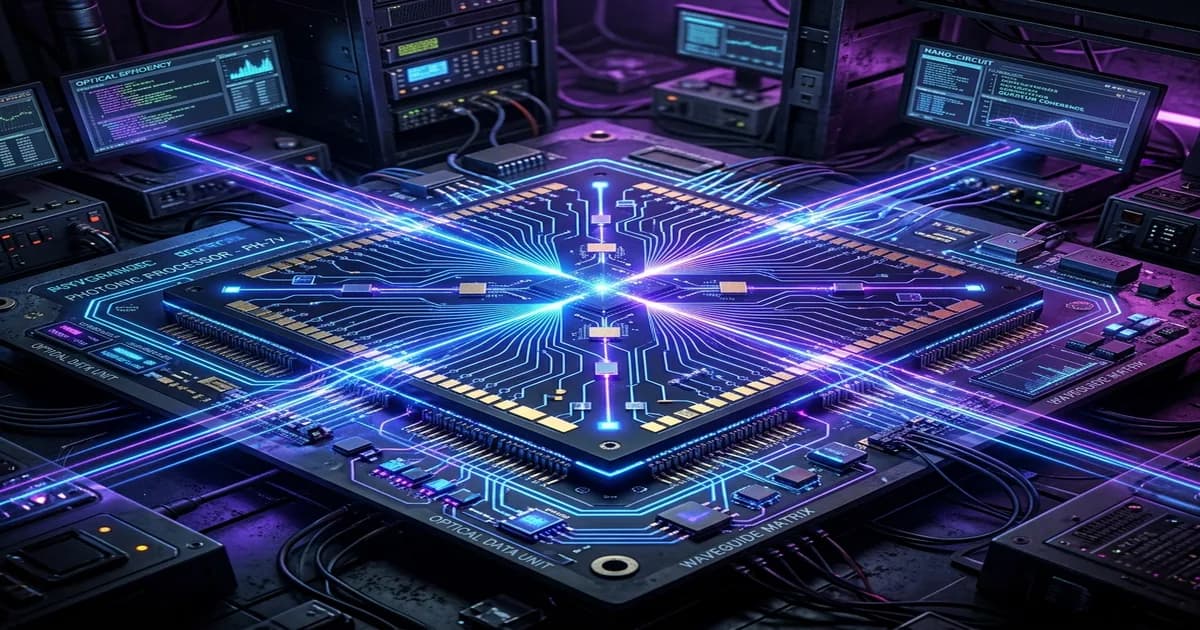 Light Chips: Scientists Create Processor That Could Be 100 Times More Efficient Than Silicon