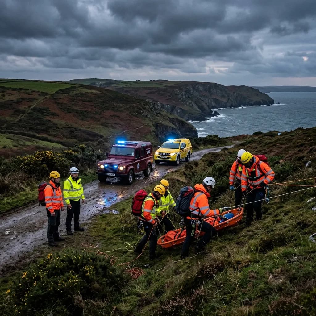 "Tragedia en Devon: Caída de Helicóptero de la Marina Real Británica Deja Tres Muertos"