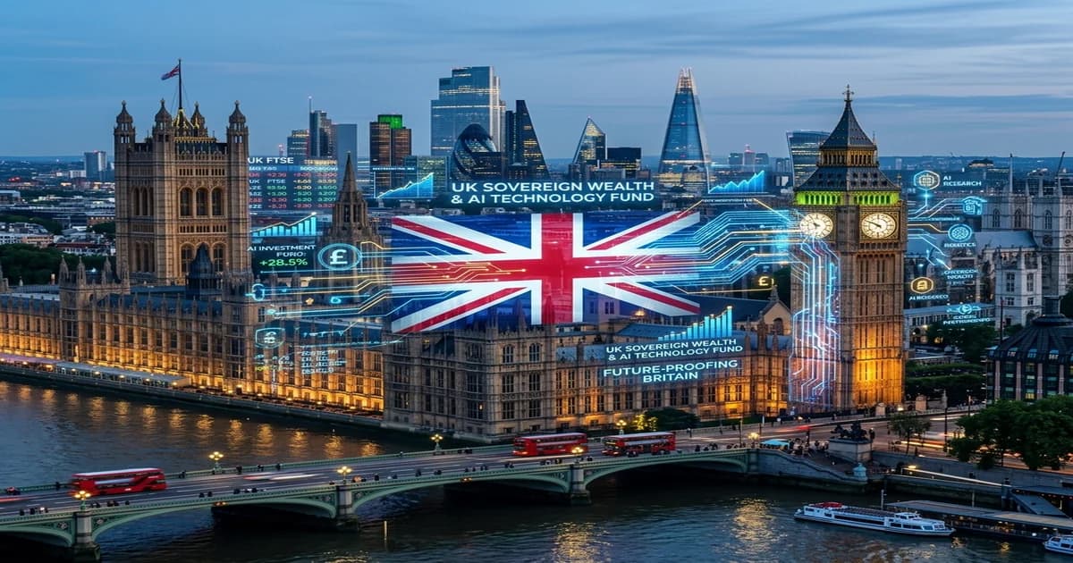 Reino Unido Lanza Fondo Soberano de IA de £500 M