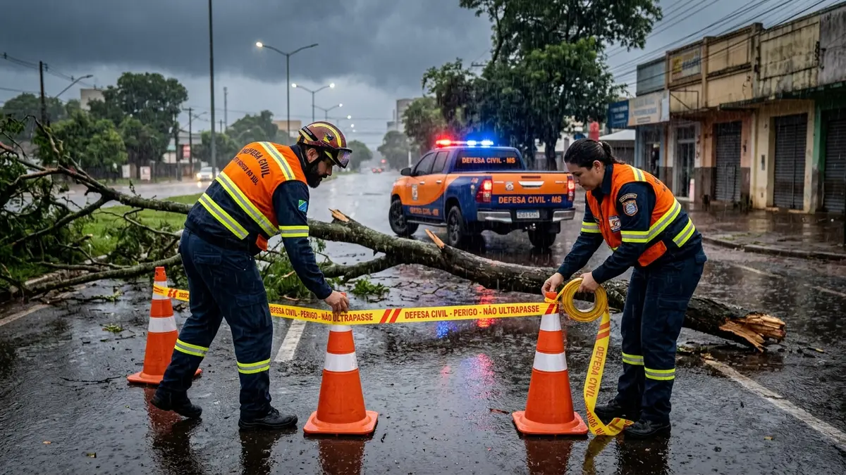 Defesa Civil no Atendimento em Campo Grande
