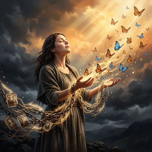 The neuroscience behind emotional inheritance — how the brain stores generational trauma Brain diagram showing how traumatic memories are stored in the nervous system and transmitted between generations through epigenetics