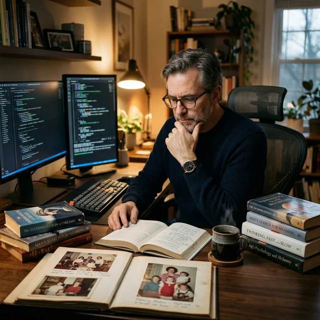 The emotional family tree — from roots of trauma to branches of healing Artistic family tree where roots represent past traumas and branches show possibilities for healing and transformation