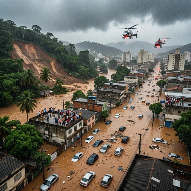 🌊 Inundación Juiz de Fora 2026