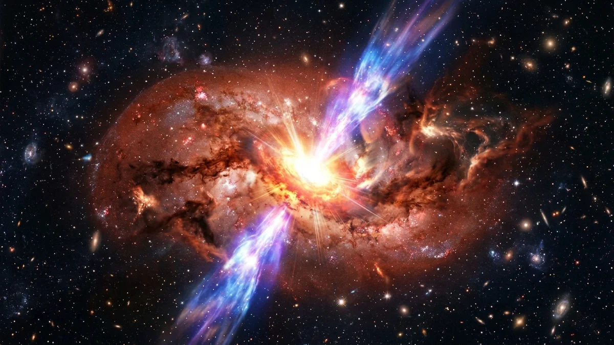 The Mystery of the 'Red Potato' Galaxy: How a Black Hole Prevents Star Formation