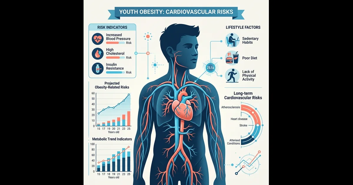 Obesidade aos 20 Anos: Risco 70% Maior de Morte