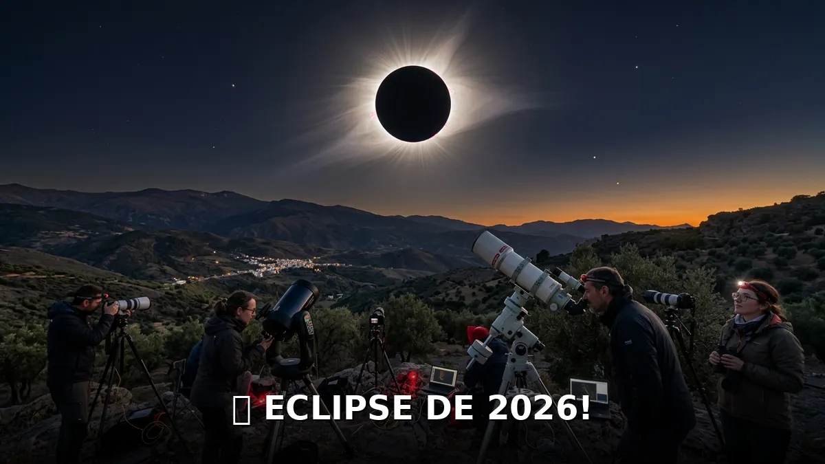 Preparativos para el Eclipse Solar Total de 2026 en Europa