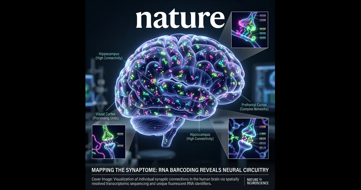 RNA Barcodes Mapeiam Cérebro com Precisão Sináptica