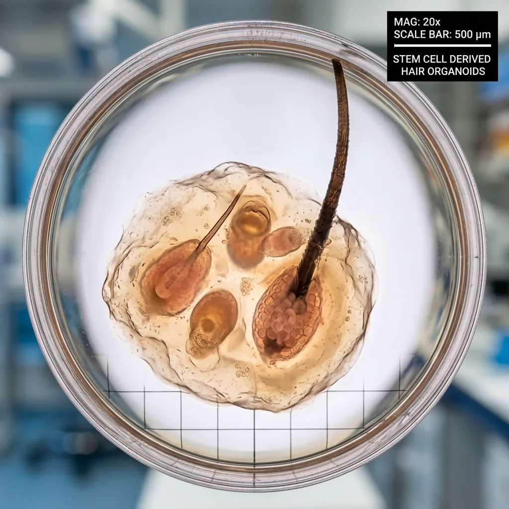 Functional hair follicles grown by the Yokohama University team