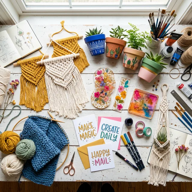 30 DIY Crafts Que Estão Bombando no Pinterest Agora (2026)