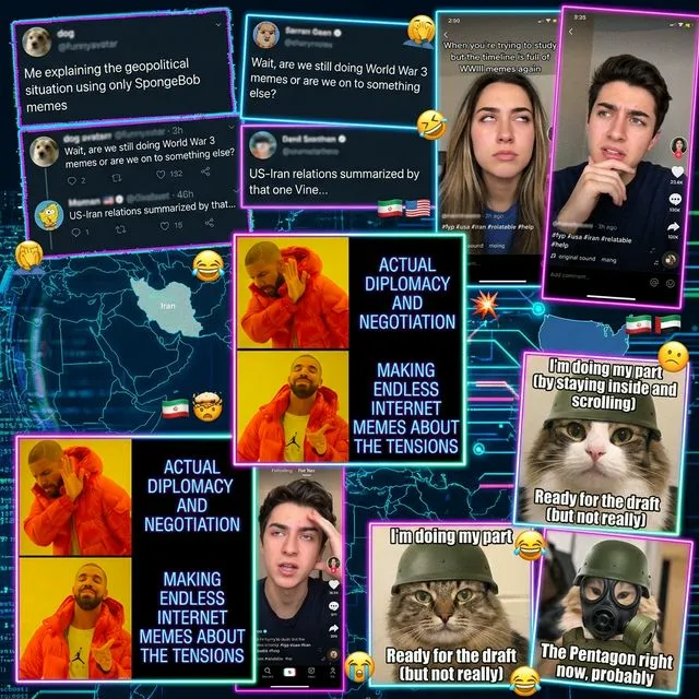 Guerra de memes EUA vs Irã na internet - Imagem 1