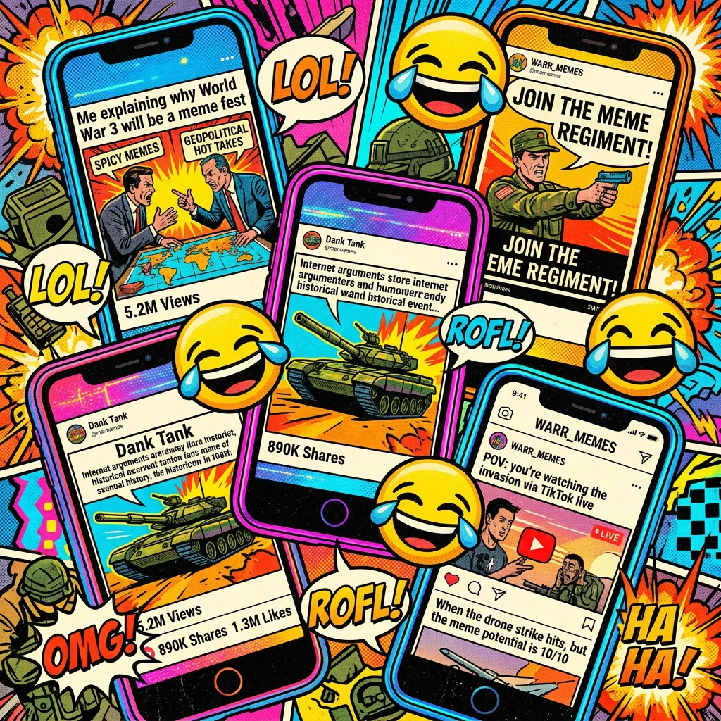 Memes da Guerra: Geopolítica Virou Piada