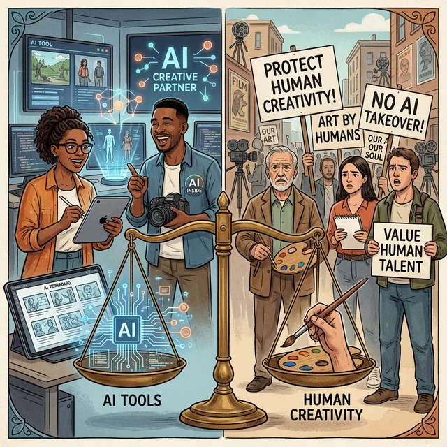 The debate about AI in Hollywood: supporters and opponents