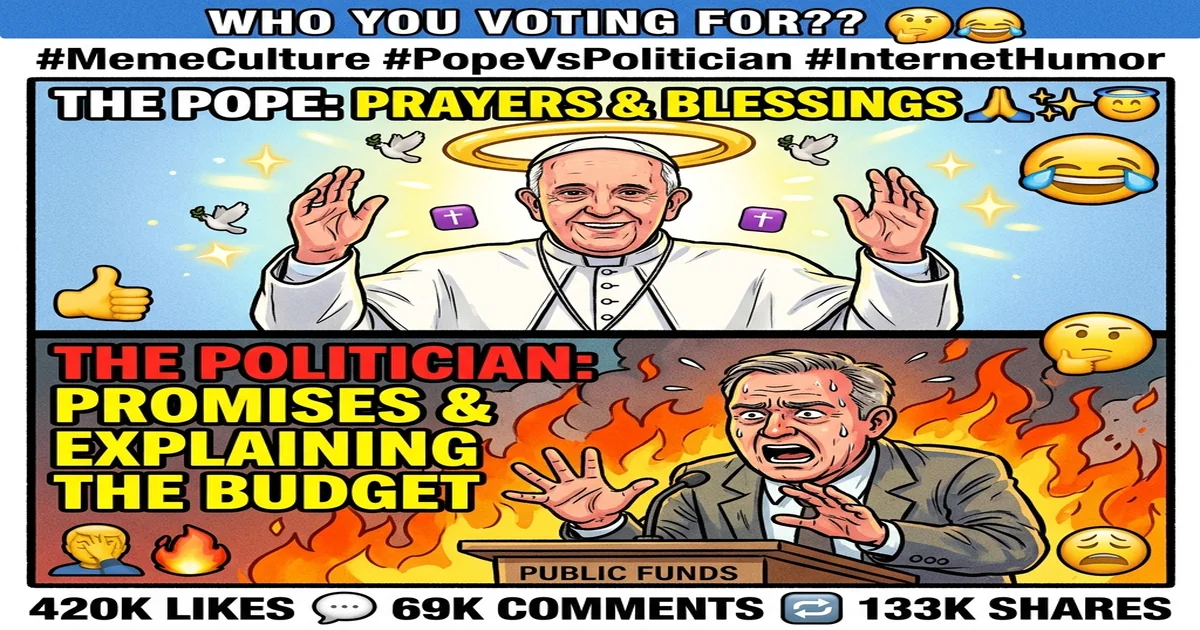 Pope vs Trump: Tyrants, Memes and the Internet