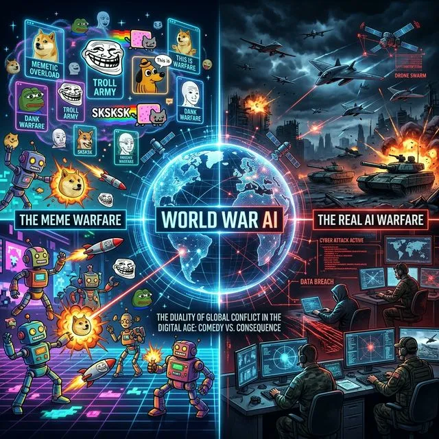 WWIII com IA: robôs, memes e a realidade da guerra disputada por Inteligência Artificial