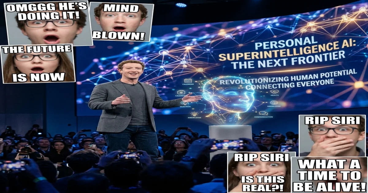 Zuckerberg Wants Superintelligence for Billions — And the Internet Had No Mercy