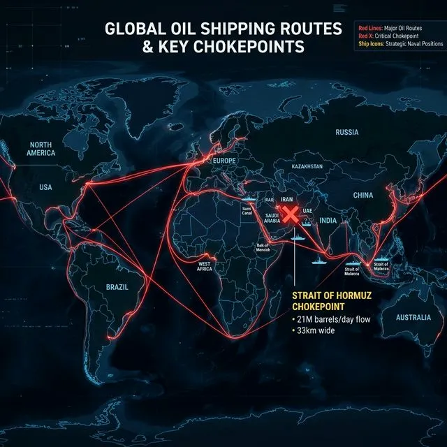 Petróleo a $105 e o Estreito de Ormuz - Imagem 3