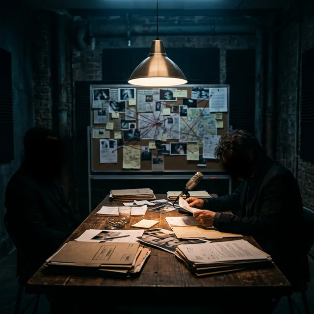 Delação premiada: mais de 70 horas de depoimentos e provas financeiras entregues à Polícia Federal Sala de interrogatório com documentos e provas da Operação Sem Desconto sobre a mesa