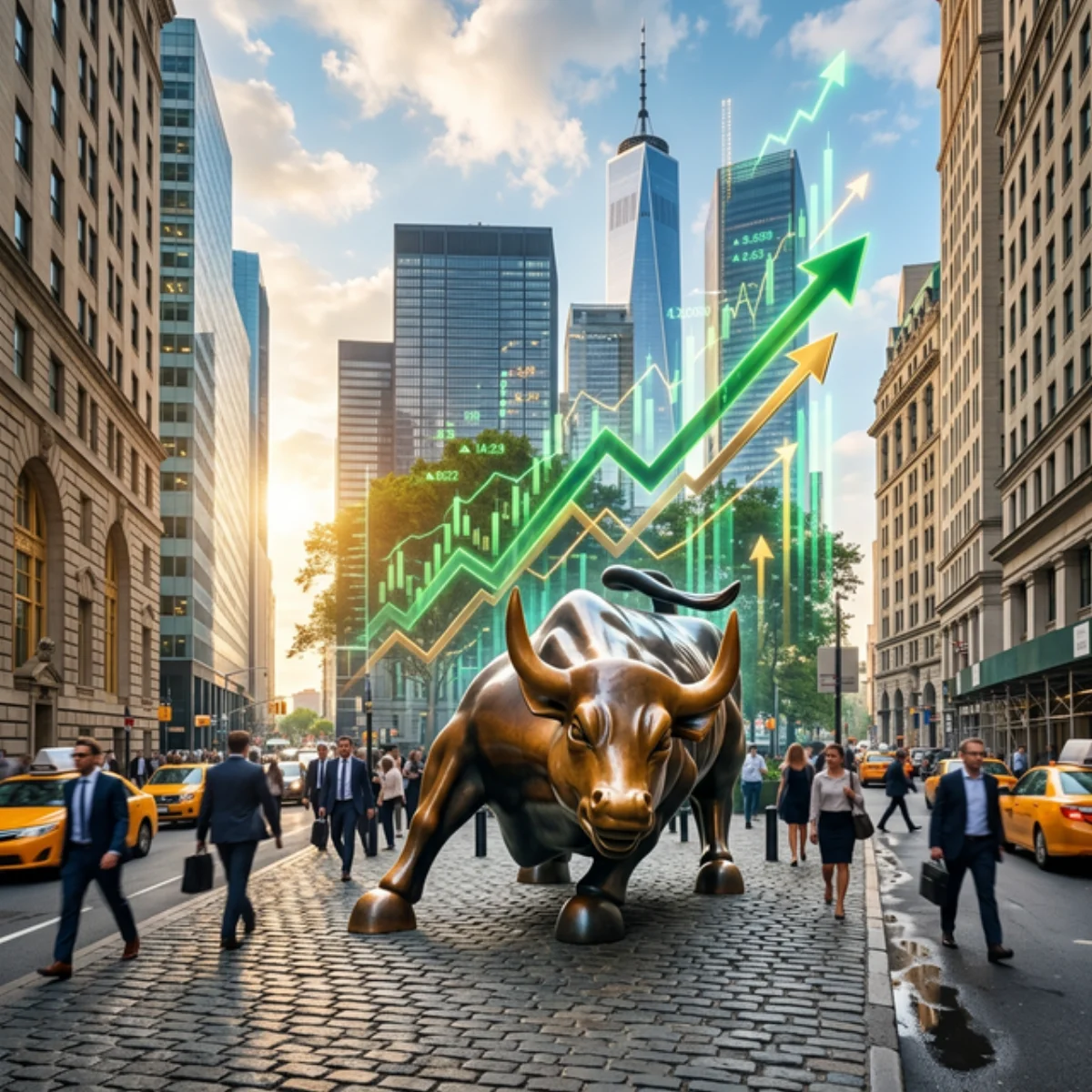 Economia americana em crescimento com mercado financeiro em alta durante os mandatos Trump